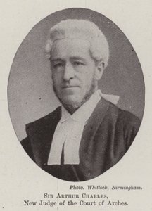 Sir Arthur Charles, ny dommer ved Court of Arches av English Photographer