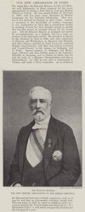 Sir Edmund Monson, den nye britiske ambassadøren i Den franske republikk av English Photographer