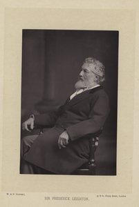 Sir Frederick Leighton av English Photographer