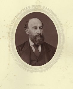 Sir George Nares av English Photographer