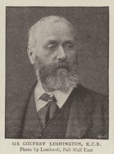 Sir Godfrey Lushington, KCB av English Photographer