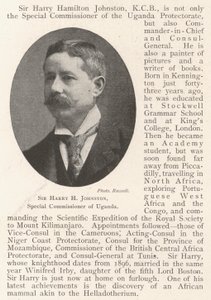 Sir Harry H Johnston, spesialkommissær i Uganda av English Photographer