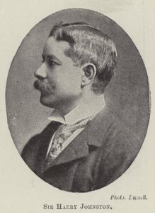 Sir Harry Johnston av English Photographer