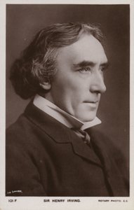 Sir Henry Irving , engelsk sceneskuespiller av English Photographer