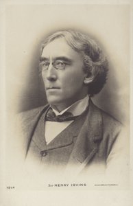 Sir Henry Irving , engelsk sceneskuespiller av English Photographer