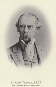 Sir Henry Thompson, FRCS (s/h-bilde) av English Photographer