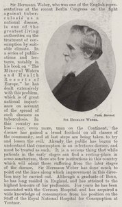 Sir Hermann Weber av English Photographer