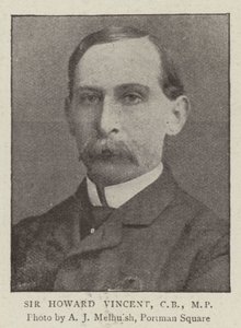 Sir Howard Vincent, CB, MP av English Photographer
