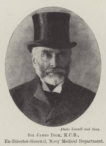 Sir James Dick, KCB, eks-generaldirektør, marinens medisinske avdeling av English Photographer