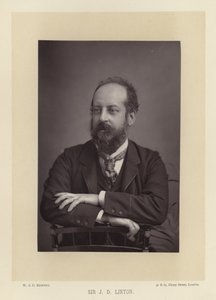 Sir James Dromgole Linton, akvarellist av English Photographer
