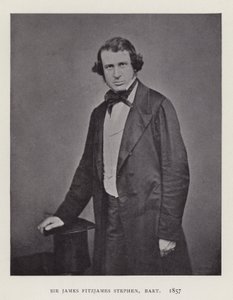 Sir James Fitzjames Stephen, Baronet, 1857 av English Photographer