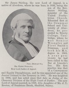 Sir James Stirling, New Lord Justice of Appeal av English Photographer