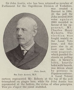 Sir John Austin, MP av English Photographer