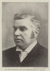 Sir John Thompson, Canadas nye statsminister av English Photographer