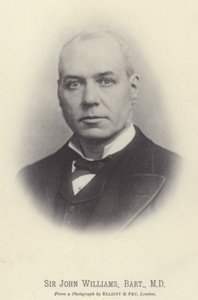 Sir John Williams, Baronet, MD (s/h-foto) av English Photographer