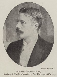 Sir Martin Gosselin, assisterende undersekretær for utenrikssaker av English Photographer