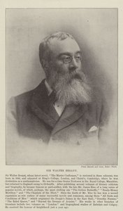 Sir Walter Besant av English Photographer