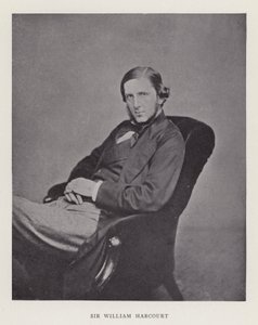 Sir William Harcourt av English Photographer