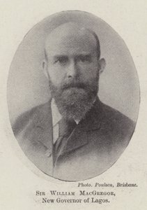 Sir William MacGregor, ny guvernør i Lagos av English Photographer