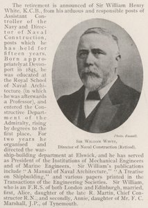 Sir William White, direktør for Naval Construction (pensjonert) av English Photographer