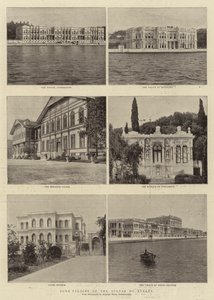 Noen palasser til sultanen av Tyrkia