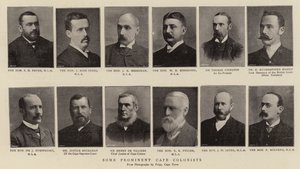 Noen fremtredende Kappkolonister av English Photographer