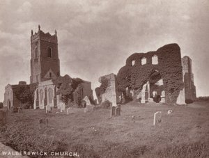 Southwold: Walberswick Church (s/hvitt bilde) av English Photographer