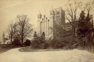 St. Albans Abbey (s/h-bilde) av English Photographer
