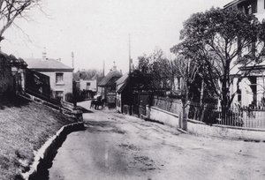 St Margarets Bay, Kent: St Margarets at Cliffe (s/hvitt-bilde) av English Photographer