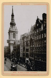 St Mary le Bow, Cheapside, London av English Photographer
