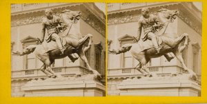 Statue av general Sir James Outram, for Calcutta, nå i Waterloo Place, av JH Foley, RA av English Photographer