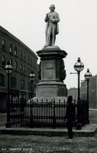 Statue av Richard Cobden av English Photographer