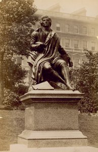 Statue av Robert Burns av English Photographer