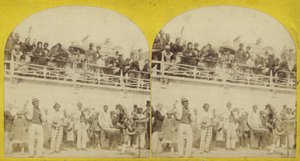 Stereoskopisk bilde av Brighton-stranden av English Photographer