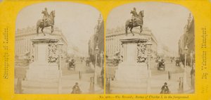 Stereoskopisk bilde av Charing Cross av English Photographer