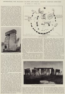 Stonehenge, Balearene og Malta, gamle templer sammenlignet av English Photographer
