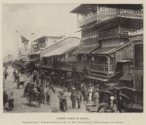 Gatescene i Osaka av English Photographer