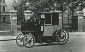 Drosjer - Elektriske, 1897-1900 av English Photographer