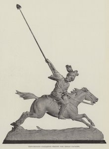 Tent-Pegging Challenge Trophy for indisk kavaleri av English Photographer