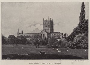 Tewkesbury Abbey, Gloucestershire av English Photographer