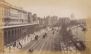 Thames Embankment fra Waterloo Bridge av English Photographer