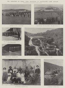 Fasilitetene til eksil, boerfanger ved Diyatalawa Camp, Ceylon