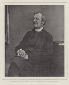 Den utpekte erkebiskopen av Canterbury, den høyre pastor Frederick Temple, DD, Lord Bishop of London