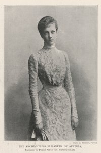 Erkehertuginne Elisabeth av Østerrike, forlovet med prins Otto von Windischgratz av English Photographer
