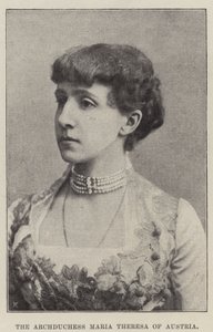 Erkehertuginne Maria Theresa av Østerrike av English Photographer