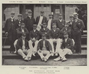 Det australske cricketlaget av English Photographer