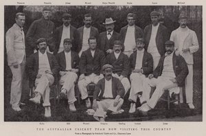 Det australske cricketlaget besøker nå dette landet av English Photographer