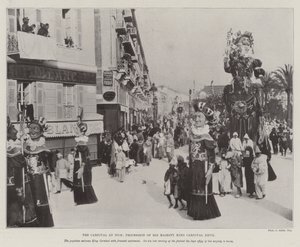 Karnevalet i Nice, prosesjon av Hans Majestet Kong Karneval XXVII av English Photographer