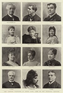 Comedie Francaise på Drury Lane, noen av hovedartistene