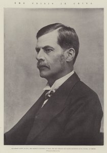 Krisen i Kina, Sir Ernest Satow, KCMG, Hennes Majestets minister i Tokio, som kan erstatte Sir Claude MacDonald, KCB, KCMG, i Peking